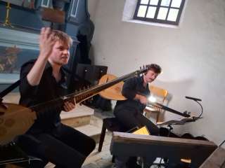 Concert Cordes pincées en duo à la chapelle Saint-Haran de Plestin - Christine