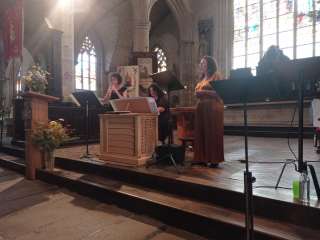 Concert Fiamma & Foco à l'église Notre-Dame-de-Bonne-Nouvelle de Plouaret - Nathalie