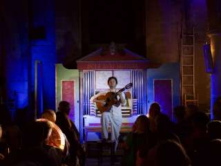 Concert Hommage à Paco Ibañez par Eddy Maucourt à l'église Saint-Michel de Saint-Michel-en-Grève - Sabrina