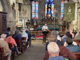 Concert La viole d'amour contée à l'église Notre-Dame-de-Trédrez à Trédrez Locquémeau - Laurent