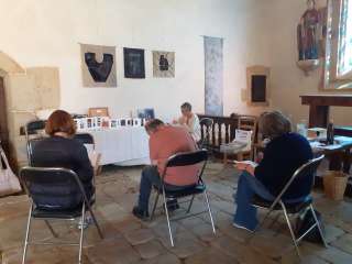 Rencontre - Atelier d'écriture avec Félicie Louf dans la chapelle Saint-Maudez de Lanvellec - Félicie