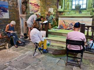 Rencontre - Atelier découverte avec Dominique Potard à la chapelle Saint-Maudez de Lanvellec - Gabriel