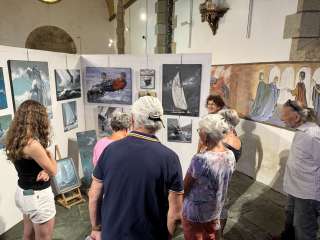 Exposition Naïg à la chapelle Saint-Efflam en Plestin - Laurent