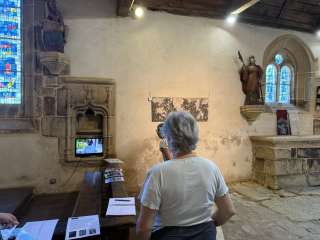 Exposition Dominique Potard à la chapelle Saint-Maudez en Lanvellec - Laurent
