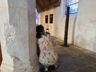 Exposition Paulina Okurowska à l'église Saint-Quémeau en Trédrez-Locquémeau - Laurent