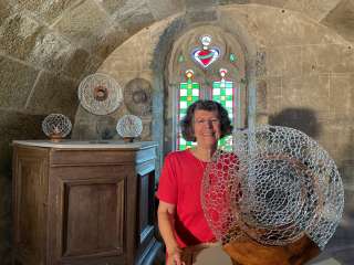Exposition Corinne Joachim à l'église Saint-Théodore en Tréduder - Sabrina